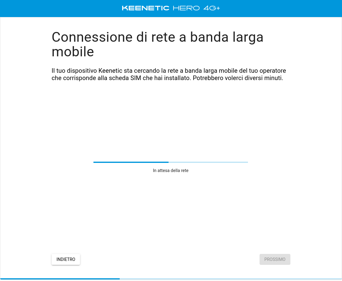 hero 4g+ connessione
