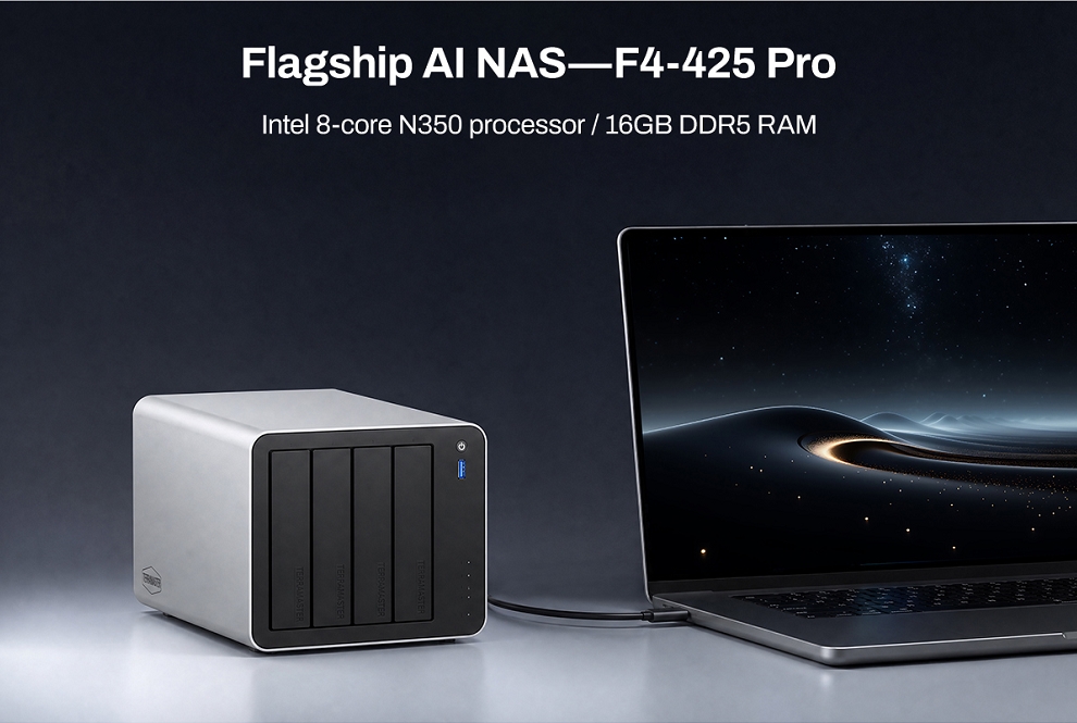 TerraMaster Flagship-AI NAS F4-425 Pro